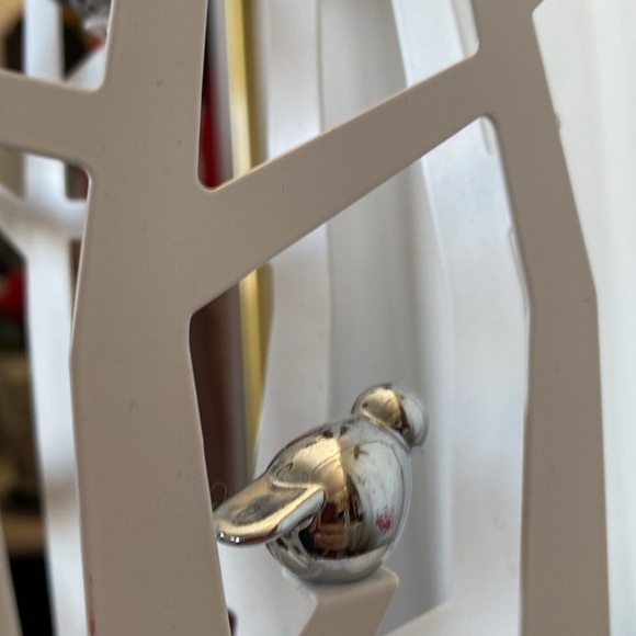 COPY - Umbra Canopy White Metal jewellery stand/display 3 chrome birds! - Picture 4 of 10